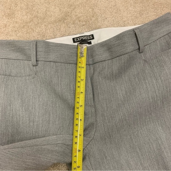EXPRESS gray Columnist pants Sz 6L - Picture 9 of 13